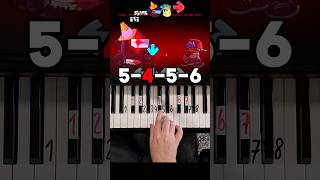 FNF Defeat Black Imposter Piano Tutorial shorts [upl. by Kcirdes652]