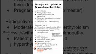 Management options in Graves hyperthyroidism [upl. by Ludba]