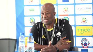 South Africa coach Raymond Mdaka after the 20 final win over Zambia at COSAFA AFCON Qualifier [upl. by Reddy123]