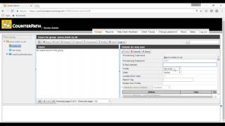 Creating a User Using CounterPath CCS Bria Stretto [upl. by Sisak]