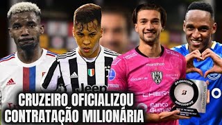 🚨 CRUZEIRO OFICIALIZOU CONTRATAÇÃO MILIONÁRIA THIAGO MENDES MANDA RECADO LAUTARO DÍAZ MINA E MAIS [upl. by Elleoj878]