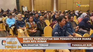 BIMTEK PEMUNGUTAN DAN PENGHITUNGAN SUARA OLEH KPU KOBAR [upl. by Germayne975]