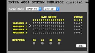 Intel 4004 Introduction [upl. by Yetta119]