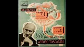 Beethoven  Symphonie No9 Op 125  4em Mouvement  Arturo Toscanini [upl. by Raveaux]