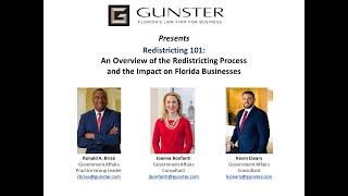 Part 1 Redistricting 101 an Overview of the Redistricting Process and its impact on FL Businesses [upl. by Ahsetra]