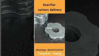 6pt TCT carbide tungsten cutters on scarifiers and floor milling machines scarifiers scarifier [upl. by Saree]