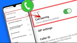 How to Turn onTurn off Call Barring on Android [upl. by Sunda]