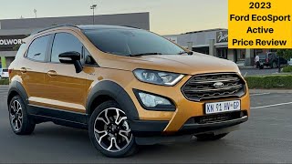 2023 Ford EcoSport Active Price Review  Cost Of Ownership  Practicality  Features  Test Car [upl. by Herzberg]