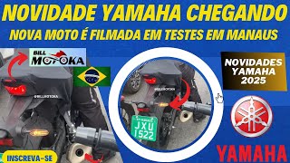 Lançamento chegando no BRASIL nova moto da YAMAHA é flagrada rodando em testes nas ruas de Manaus [upl. by Melody]