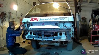 Mitsubishi l300 camper restoration  Part 1 [upl. by Emlen]