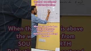 Electromagnetism oersted experiment physics experiment cbseclass10physics physics rmt [upl. by Sou]