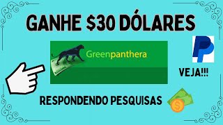 Veja Como Ganhar 30 Dólares na Internet  Algumas Dicas  Site Greenpanthera [upl. by Kirch986]