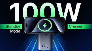 The BEST Charger For Standby Mode in iOS 17  UGREEN Nexode 100W Charge [upl. by Acireed692]