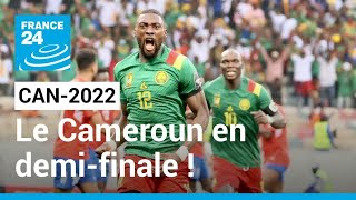 CAN2022  Le Cameroun domine la Gambie 20 et file en demifinale • FRANCE 24 [upl. by Fachanan]