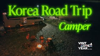 KOREA ROAD TRIP CAMPER Road to Adventure ROADTOADVENTURE HantangangRiverGeopark [upl. by Brosine]