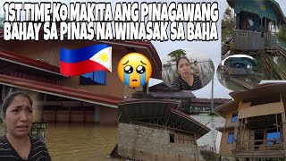 1st TIME MAKITA ANG PINAGAWANG BAHAY NA WINASAK NG BAHA😭SUBRANG SAKIT MAKITA💔PINAS VLOG🇵🇭🏡🇫🇮 [upl. by Bucella966]