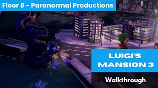 Luigis mansion 3  Floor 8  Paranormal Productions  100 [upl. by Born]