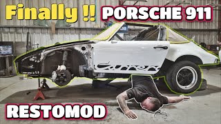 Porsche 911 RestoMod  Rebuilding the floor and sill [upl. by Hunley]