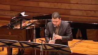 Jörg Widmann Fantasie for clarinet solo David Medina playing [upl. by Annawak]