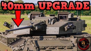 British Warrior IFV Upgrades  40mm CANNON [upl. by Streeter]