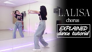 LISA  LALISA Dance Tutorial  Mirrored  Explained [upl. by Wilbur39]