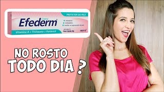 EFEDERM no rosto funciona  COSMÉTICOS 72 [upl. by Pomona409]