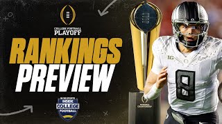 College Football Playoff Rankings Preview Saturday recap and LOOKAHEAD  Inside College Football [upl. by Balthasar]