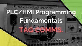 HMI  PLC Fundamentals  Linking Studio 5000 Tags to a PanelView Plus 1000 HMI Terminal Tutorial [upl. by Enimaj]