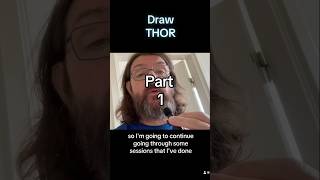 Draw Thor part 1 thor drawthor thorart mjölner mjolnir drawlightning inkrober [upl. by Boff342]