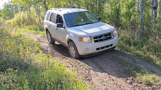 FORD ESCAPE OFFROADING WILL IT SURVIVE [upl. by Enorej114]