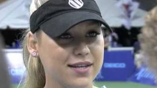 Anna Kournikova World TeamTennis Interview [upl. by Ellehcem31]