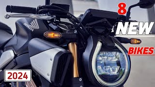 08 NEW UPCOMING BIKES IN INDIA 2024  8 UPCOMING BIKES 2024 [upl. by Elac]