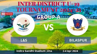 HPCA UNDER 19 INTER DISTRICT DAYS AT UNA 202425 [upl. by Tommi]