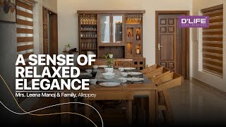 3BHK Contemporary Style House Interiors in Alleppey  Home Tour  DLIFE  BringHappinessInside [upl. by Nosirb]