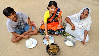 CHAMPARAN MUTTON CURRY  World Famous Champaran Meat recipe  Cooking Handi Mutton Curry  villfood [upl. by Znerol]