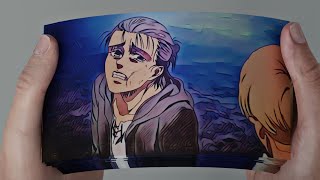 Eren Confesses His Feelings for Mikasa Flipbook  Attack On Titan Flipbook [upl. by Auhel]