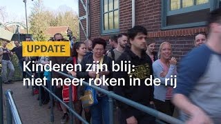 Kids blij met rookverbod Kan dat niet buiten de rij [upl. by Anali493]