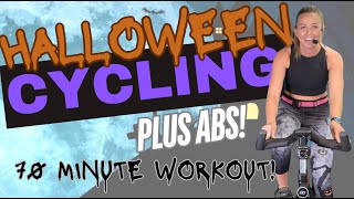 HALLOWEEN HIIT  INDOOR CYCLING 50 MINUTE RIDE  20 MINUTE ABS  Rhythm Ride 70 min HIIT workout [upl. by Emlynn]