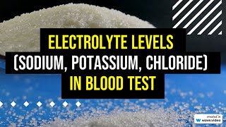 Understanding Electrolyte Levels Sodium Potassium Chloride in Your Blood [upl. by Layol]