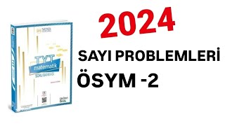 2024  345 TYT MATEMATİK SORU BANKASI ÇÖZÜMLERİ  SAYI PROBLEMLERİ  ÖSYM2 [upl. by Emerson191]