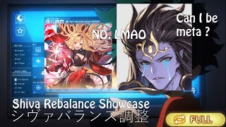 GBF Shiva Rebalance Showcase Full Auto  グラブル シヴァバランス調整 フルオート [upl. by Yesor370]