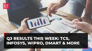 Q3 results this week TCS Infosys Wipro DMart and more Check the earnings calendar [upl. by Areem860]