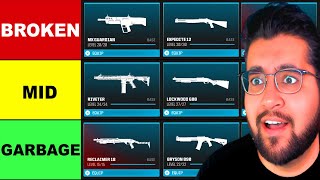 Using EVERY Shotgun in Warzone and Ranking Them  Best Class Setups Season 5 [upl. by Yenolem]