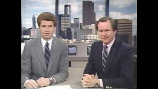 Thrift store VHS tape  Atlanta Channel 2 1200 News from December 20 1987 [upl. by Cartwell]