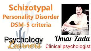 Schizotypal Personality Disorder in urduhindi by Psychology Learners [upl. by Mccall]