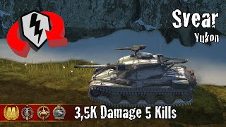 Svear  35K Damage 5 Kills  WoT Blitz Replays [upl. by Gaelan]