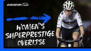 CycloCross Superprestige Overijse 2023  Van Empel Gets Third Win  Womens Highlights  Eurosport [upl. by Rhee653]