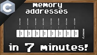 Learn C memory addresses in 7 minutes 📬 [upl. by Hamal887]