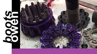 How to take apart and clean Dyson DC40 dust canister and vortex cyclones [upl. by Sisto99]