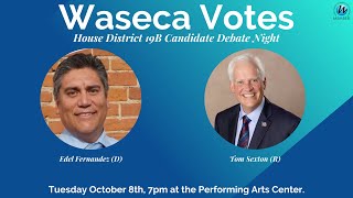 Waseca Votes MN House District 19B 2024 Candidate Debate [upl. by Deegan]